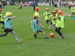 あきぎんスタジアムでサッカー大会！