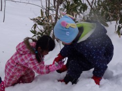 だいじょうぶ？つかまって！