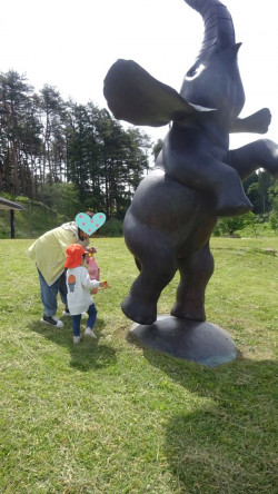 待ち合わせは大きなぞうさんでね！